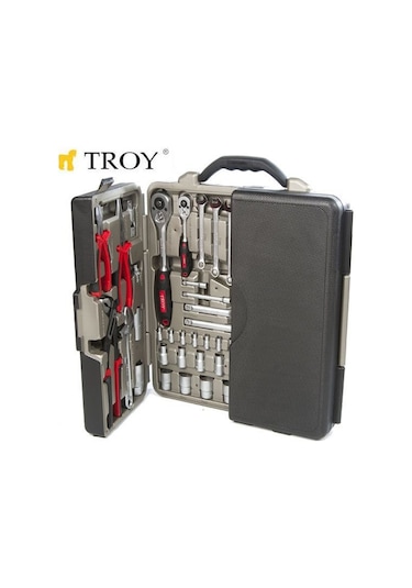 Troy 21910 Profesyonel Lokma - Anahtar - Alet Seti 110 Parça. Me
