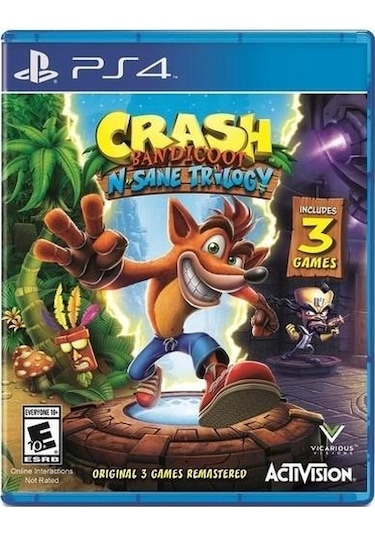 Activision Crash Bandicoot N. Sane Trıiogy Ps4 Oyun