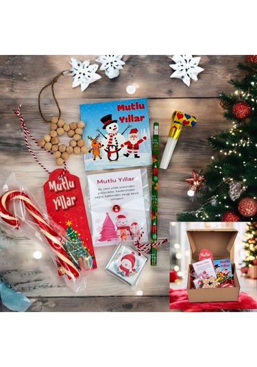 Yeni Yıl - Yılbaşı Hediyesi Çocuk Kutusu -çocuklar İçin Yeni Yıl Hediyesi