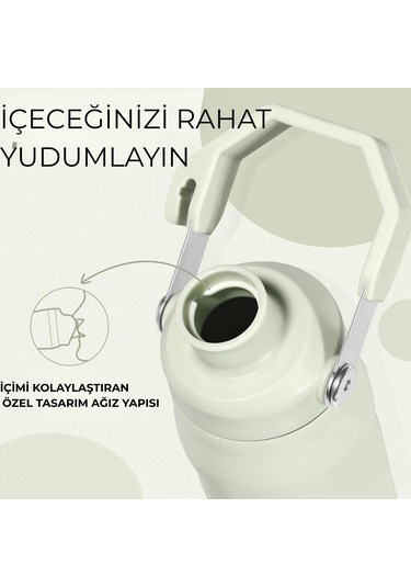 720 Ml Paslanmaz Çelik Çift Katmanlı Termos Siyah