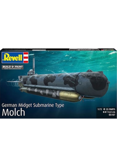 Revell Maket Model Kit Gemi German Midget Submarine Type Molch 5187