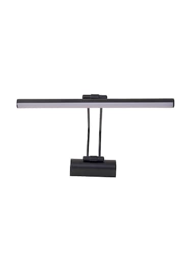 Tablo Flüt Led Aplik Aydınlatma Gün Işığı Siyah Renk Siyah