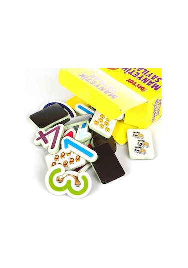 Dıy Toy Manyetik Harfler ve Sayılar 2 Li Set Eğitici Magnet Set