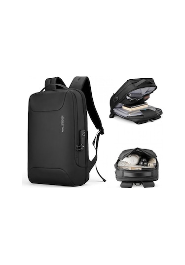 Mark Ryden MR9000 USB Şarj Portlu Kilitli Laptop Notebook Sırt Çantası