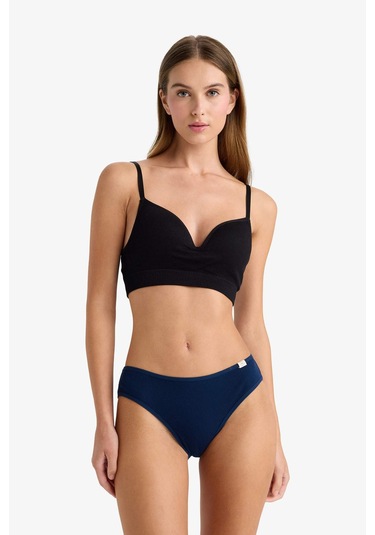 Defacto Ribana 3lü Brief Külot-fall İn Love D6404ax25aunv248 Lacivert