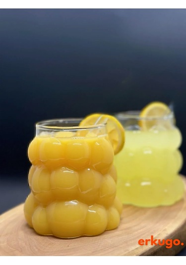 2 Adet Borosilikat Sunum Bardağı, Kahve Bardağı, Isı Dayanıklı Bardak - Uzum-1709