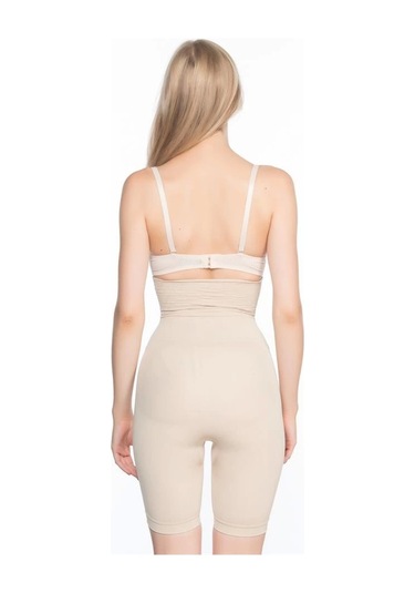 Ten Emay 2074 Yüksek Bel Desenli Double Uzun Paça Korse Çok Renkli