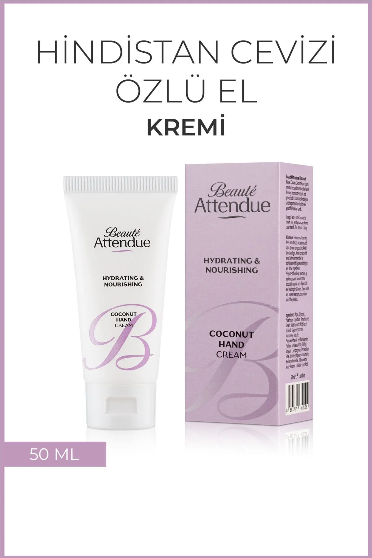 Nemlendirici Ve Besleyici El Kremi Hindistan Cevizi