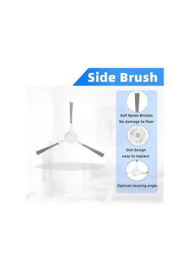 Xurunkeji Dreame L10s Ultra/dreame L10s Ultra Robot Süpürge Yedek Parçaları Ana Yan Fırça Hepa Filtre Paspas Bezi Toz Torbaları