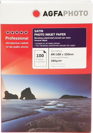 Agfaphoto 10X15 Satin Inkjet Kağıt 100 Lü