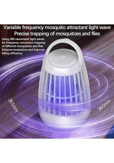 Xuweiwei Sessiz Verimli Böcek Sinek Tuzağı, Usb Şarj Edilebilir