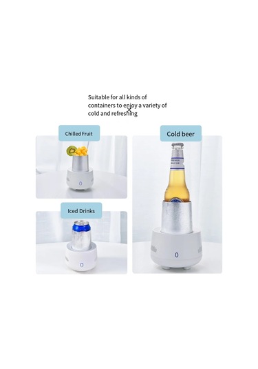 Usb Mini Buzdolabı İçecek Hızlı Soğutucu Kupası Bira Şişesi Can