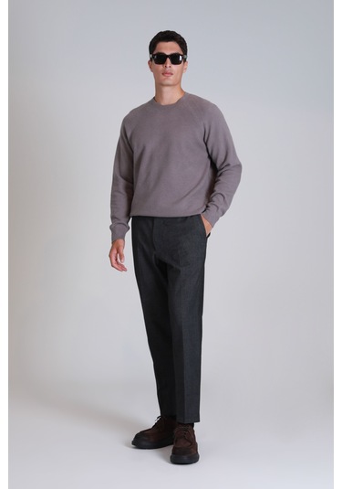 Lufian Moon Erkek Kazak Açık Kahve Açık Kahve 112090128100420 Açık Kahve