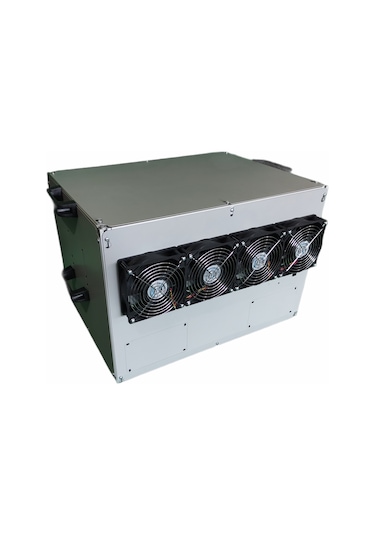 RigBu Kapalı Mining Rig Kasası SK53 Fanlı Gri