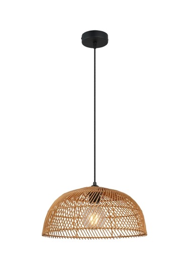 Zerfa Q350 Tekli Siyah Avize 1xe27 Çok Renkli