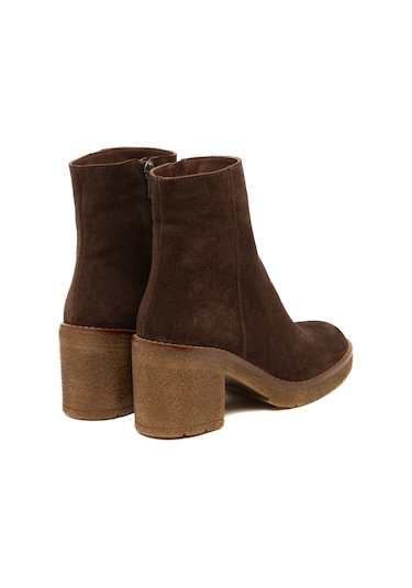 Marrone Bot Kadın 25k11533xs Vergelio Suede Marrone