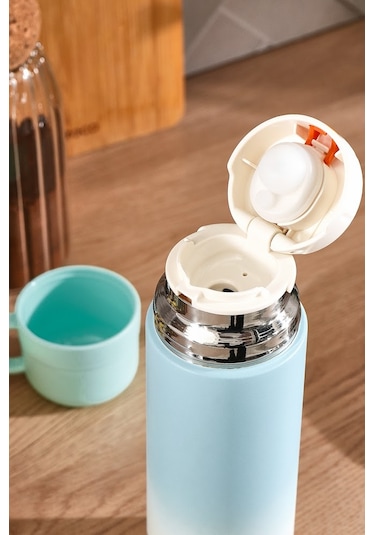 Karaca Candy Çelik Sızdırmaz Termos Mavi 500 Ml Mavi