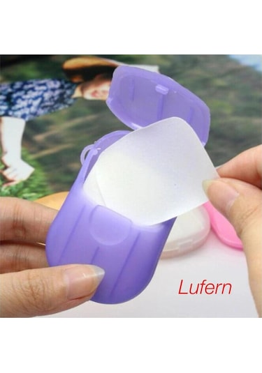 Lufern Pratik Kağıt Seyahat Sabunu Karışık 20 Adet