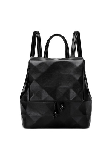 Modaya Uygun Tüm Maç Kadın Çantası Japon Ve Kore Düz Renk Ipli Siyah