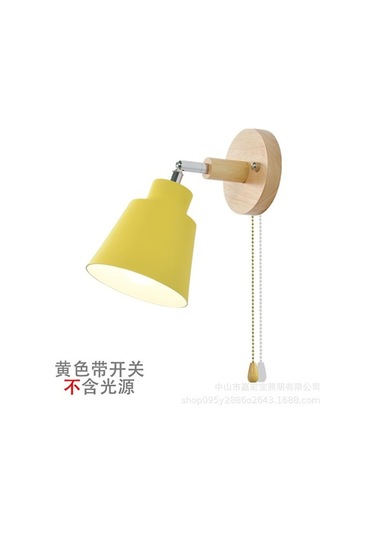 Ulzyvf İskandinav Yemek Odası Oturma Odası Dekorasyonu Ahşap Fermuarlı Lamba Modern Minimalist Beyaz Anahtarsız Beyaz