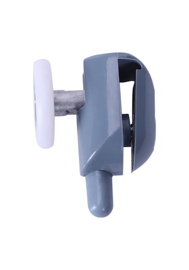 Lebıhmurah Bf821 Flyeer 27mm Altında 4 Parça Set Banyo Cam Sürgülü Kapı Kasnağı Duş Odası Aksesuarları Beyaz - Gri