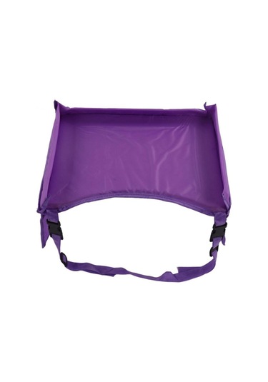 Siyah Çocuk Araba Masa Tepsisi Su Geçirmez Istikrarlı Yumuşak Saklanabilir Araba Tur Tepsisi Yürümeye Başlayan Seyahat Masası Organizatör