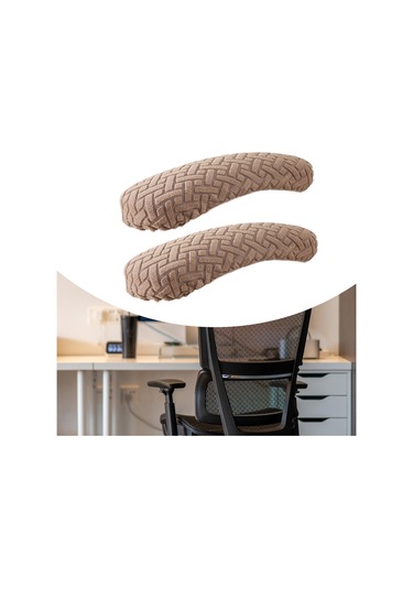 Suntek 2 Adet Ofis Koltuğu Kol Dayama Kılıfları Haki