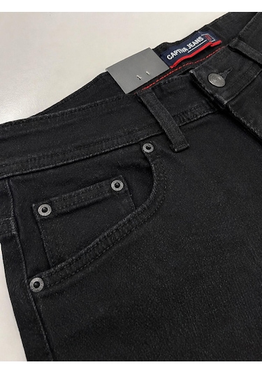 Classics Men Captiva Regular Fit Likralı Erkek Jean Pantolon 7571 Siyah