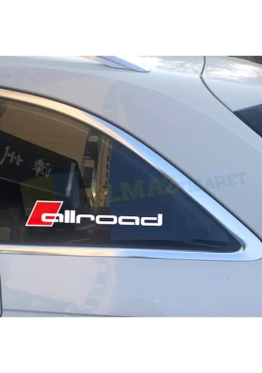 Audi Allroad A4 A6 Kelebek Cam Oto Sticker Araba Yapıştırma 2 Ad 20 Cm
