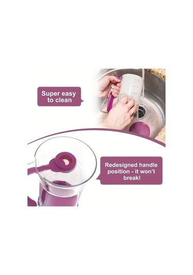 Elmpaly 1 Adet Mor Katlanır Hamur Ayırıcı - Kek, Kurabiye, Waffle Ve Pancake İçin Ideal