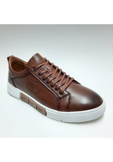 HİDAYET ÖZEL HAKİKİ DERİ BAĞCIKLI ERKEK AYAKKABI C-9117720 Taba