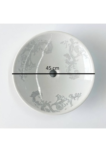 İsvea - Soluzione 45 Cm Patrizia Dekorlu Lavabo - 10sz66045 1466841