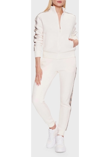 Guess Kadın Sweatshirt V2yq16kb3p2 G6k5 Ekru