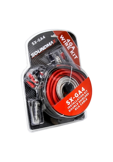 Soundmax Sx-Awg 4 4 Ga Oto Ses Sistemi Kablo Seti