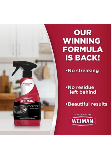 Weiman Cam Setüstü Ocak İçin Günlük Temizleyici 650 ML