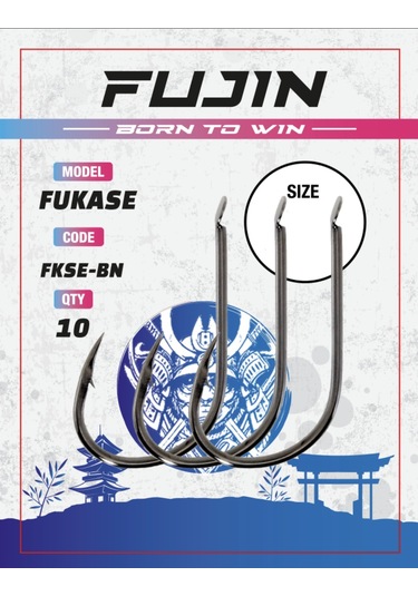 Fujin Fukase Düz Olta Kancası - 4/0