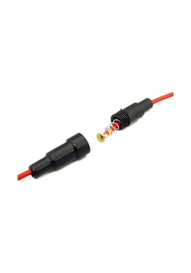 10 Adet Sigorta Tutucu 2.4mm 22awg Tel 6x30mm Hızlı Darbe