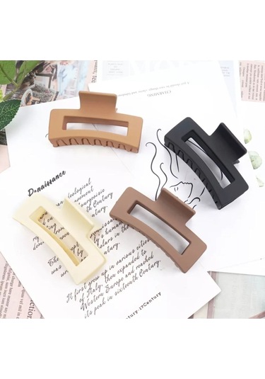 Okavango 4'lü Kahve Ton Kadın Toka Seti Çok Renkli