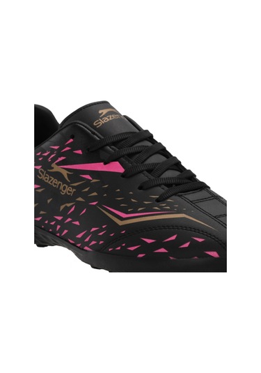 Slazenger CARRICK Unisex Halı Saha Siyah Futbol Ayakkabısı