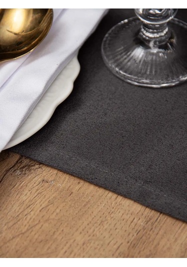 Leohome Masaüstü Kumaş Paspas Örtüsü 435036253 Koyu Gri