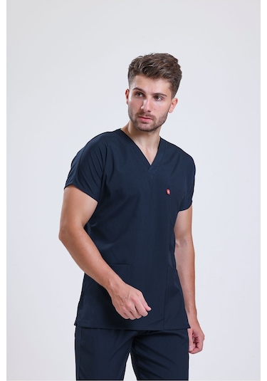 Likralı Üniforma Unisex Lacivert