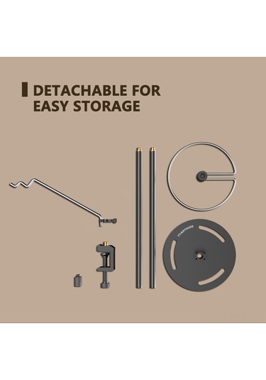 Padalink Kamp Aydınlatma Sehpası - Ayarlanabilir Alüminyum Katlanır Masa Ve Zemin Tipi Çok Renkli