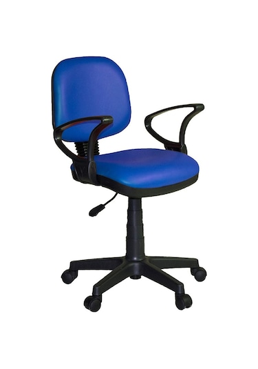 Türksit Kozmo Lux Kollu Çalışma Koltuğu Kumaş P.Mavi