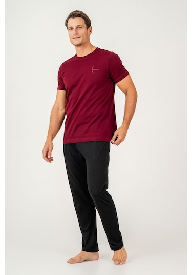Arnetta Erkek Bordo Pijama Takımı 5274-49542 Bordo