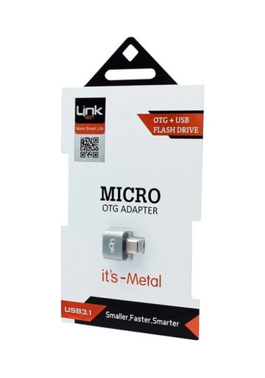Linktech O189 Micro Usb To Lightning Dönüştürücü Metal Adaptör -