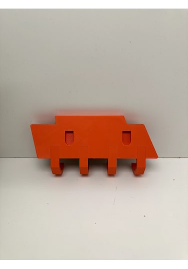 3d Baskı Dekoratif Ktm Model Motorcu Anahtar Askılığı Turuncu