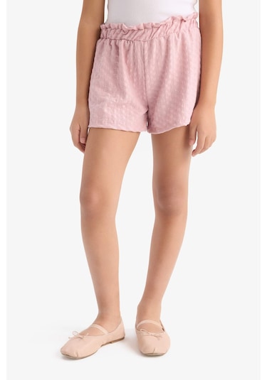 Defacto Kız Çocuk Beli Lastikli Şort E5699a825hspn427 Pembe