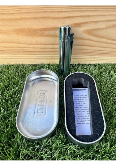 Parlak Deep Blue Taşlı Çakmak