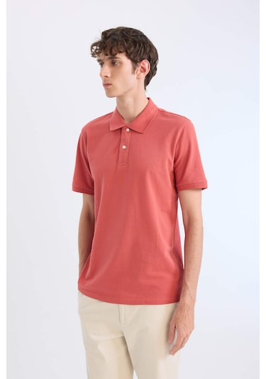 DeFacto %100 Pamuk Regular Fit Polo Yaka Kısa Kollu Basic Düz Pike Kumaş Tişört C1293AX25SPOG368 DeFacto %100 Pamuk Regular Fit Polo Yaka Kısa Kollu Basic Düz Pike Kumaş Tişört C1293AX25SPOG368