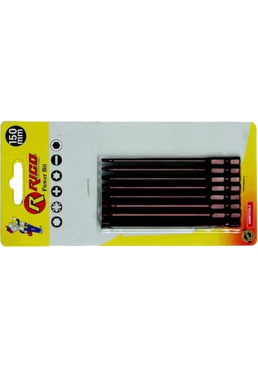 RİCO 8 Parça Kaplamalı Torx Bits Set 150 mm
